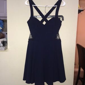 Navy Racerback Dress
